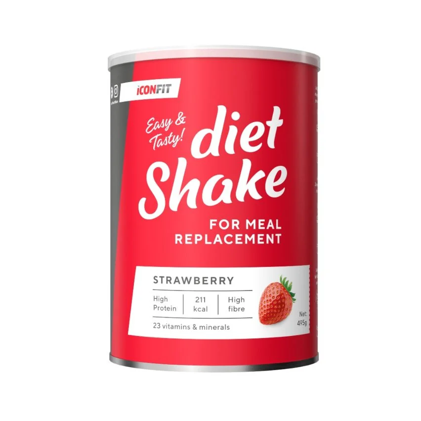 ICONFIT Diet Shake - Клубника, 495 г — Strawberry — Powder - product image