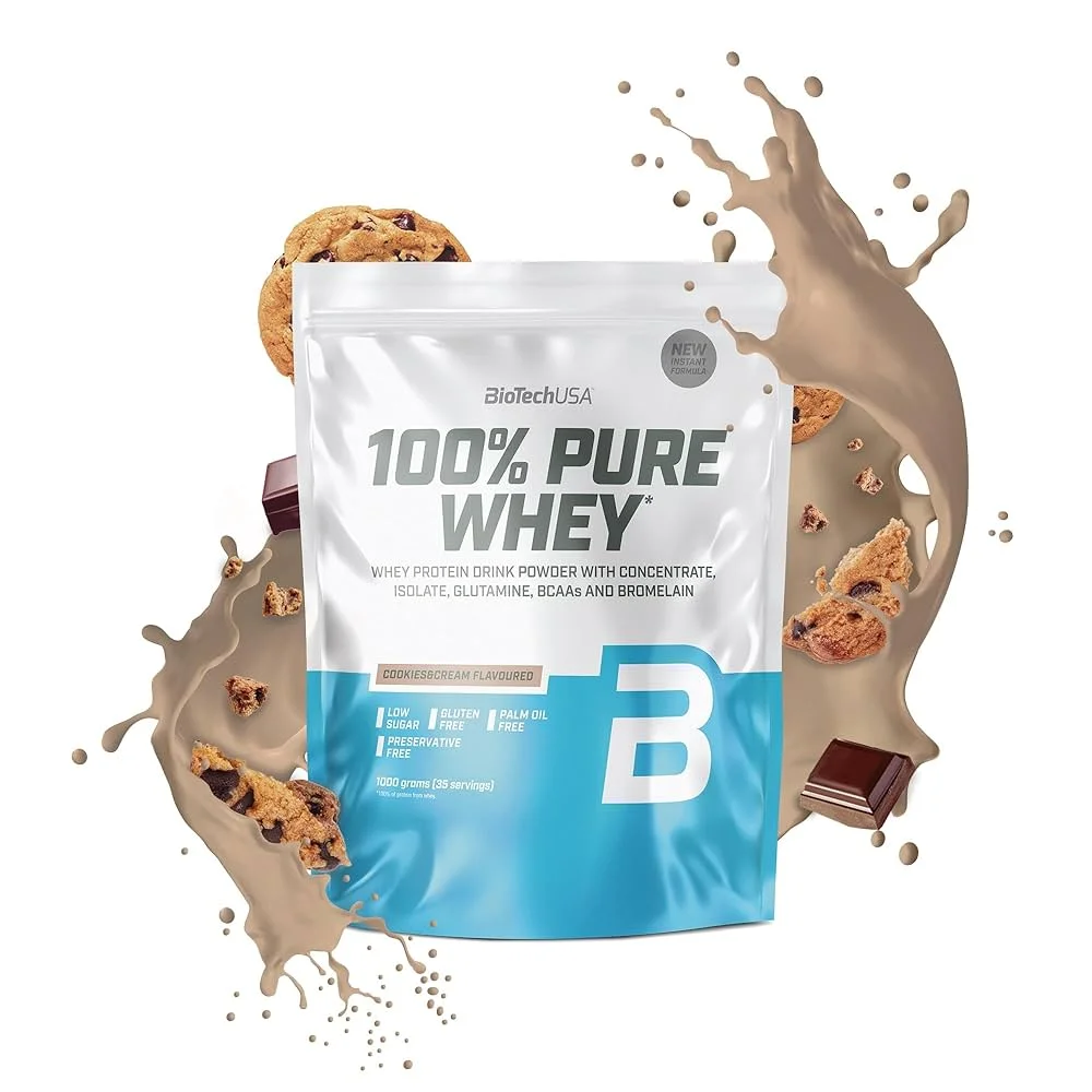 BIOTECHUSA 100% PURE WHEY 454g Kreemi-küpsise — Powder - image 1 of 2