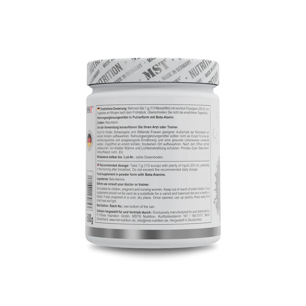 MST Beta-Alanine 500g — Powder view 4