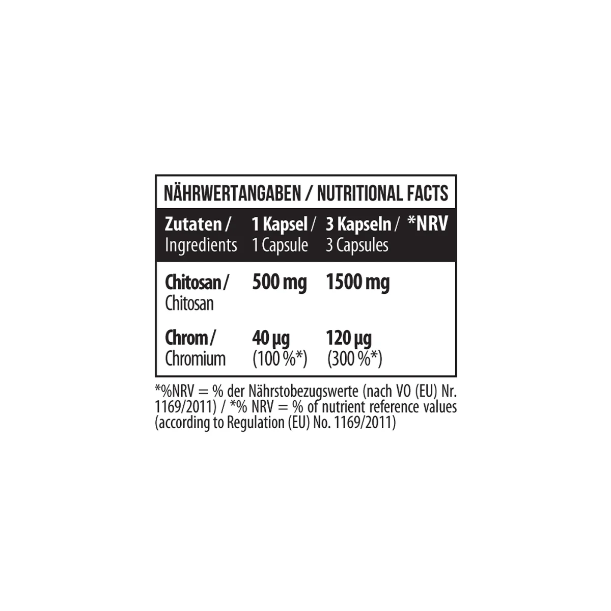 MST Nutrition® Kitosaan ja Kroom 60 kapslit — Capsules view 2