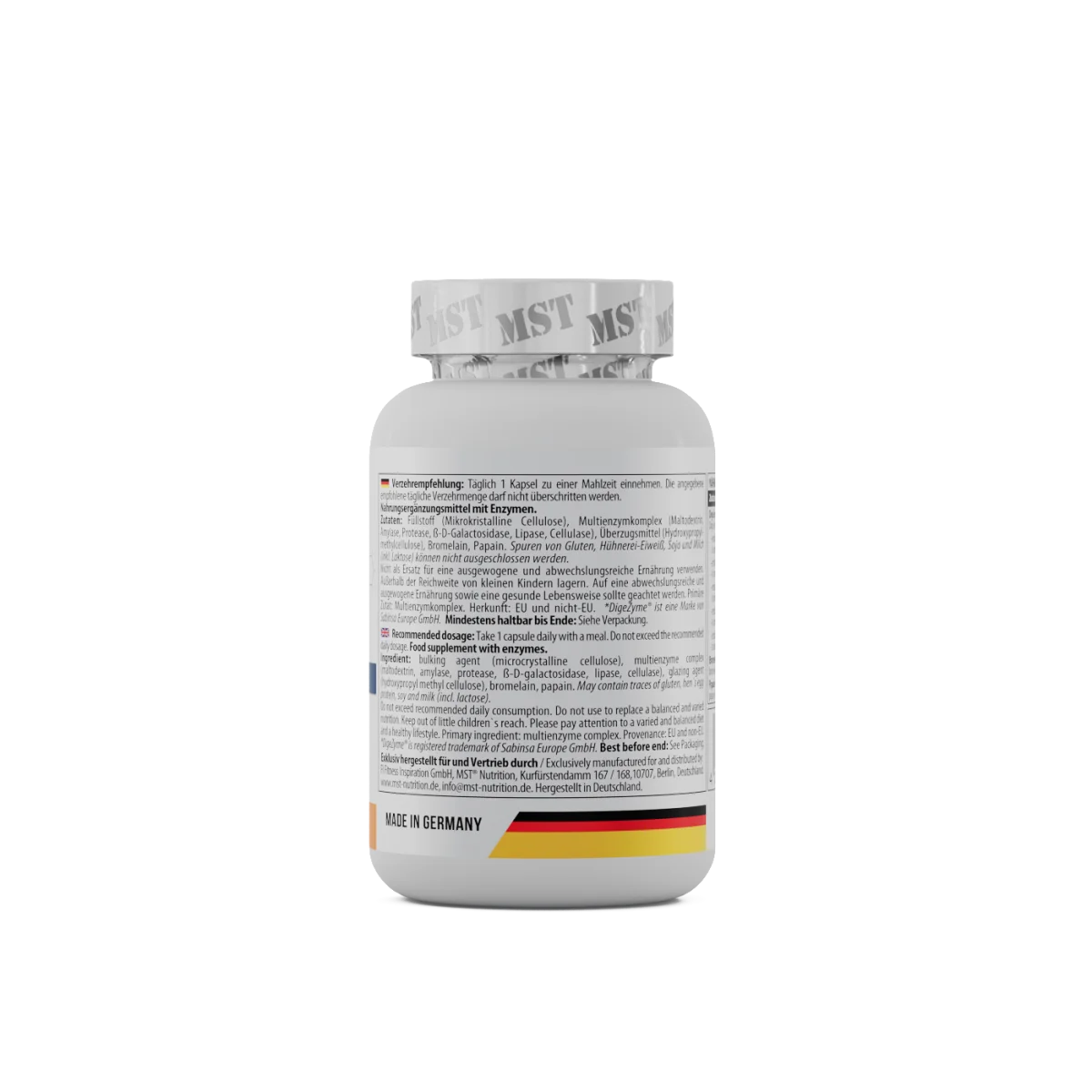 MST Enzymes DigeZyme 60 kapslit — Capsules view 3