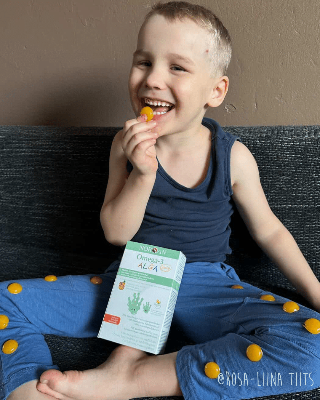 Omega-3 Alga Jelly, želatiinist närimispadjakesed, 45 ja 120 tk. — Capsules view 5