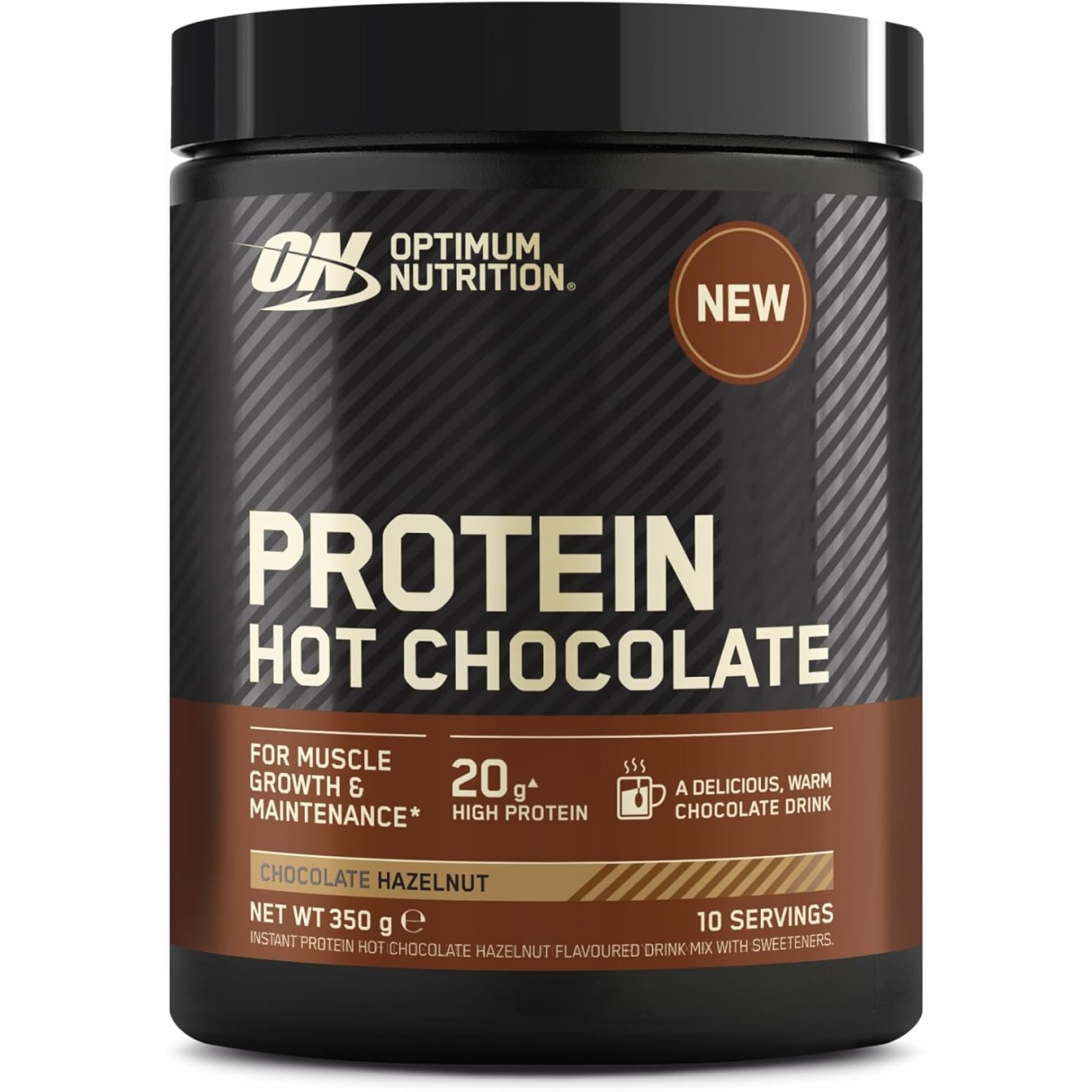 Optimum Nutrition Protein Hot Chocolate 350g Šokolaadine sarapuupähkel — Chocolate — Powder - image 1 of 2