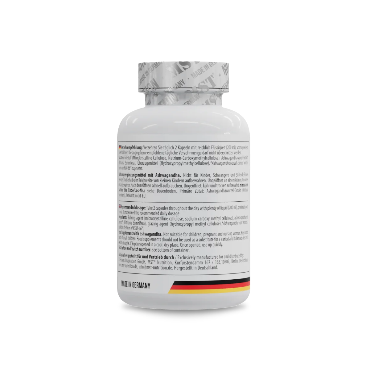 MST Ashwagandha KSM66 120caps — Capsules view 2