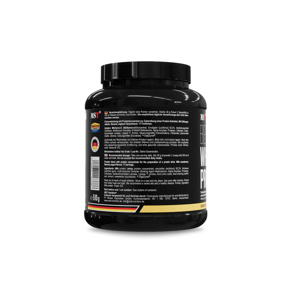 MST Protein Best Whey + Enzymes 510g Banaanijogurt — Banana — Powder view 3