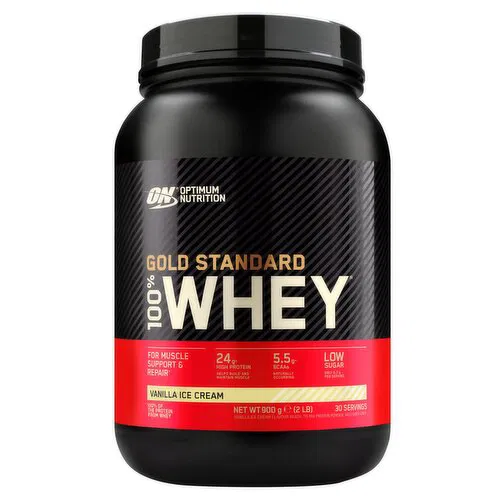 Optimum-nutrition Gold Standard 100% Whey 900g Vaniljejäätis — Vanilla — Powder - image 1 of 2