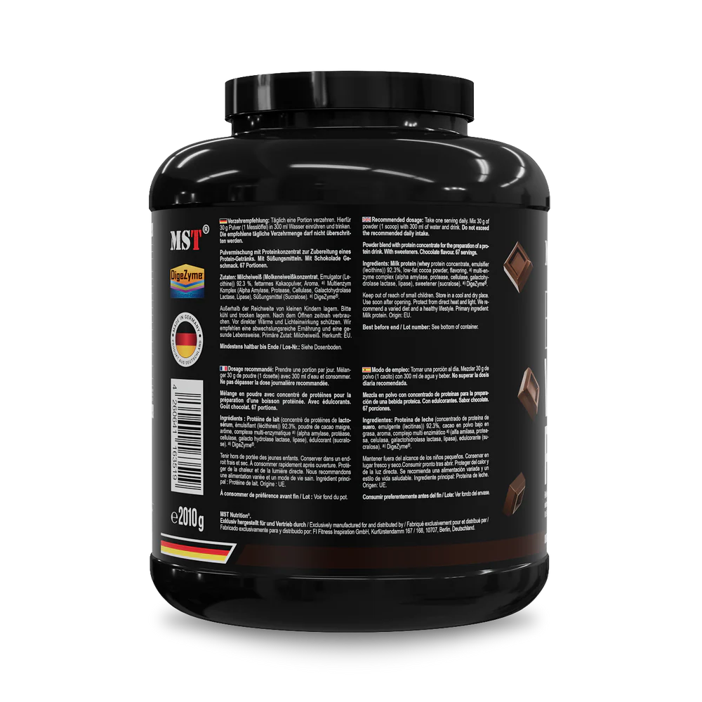 MST Protein Best Whey + Enzymes 2010g Šokolaad — Chocolate — Powder view 3