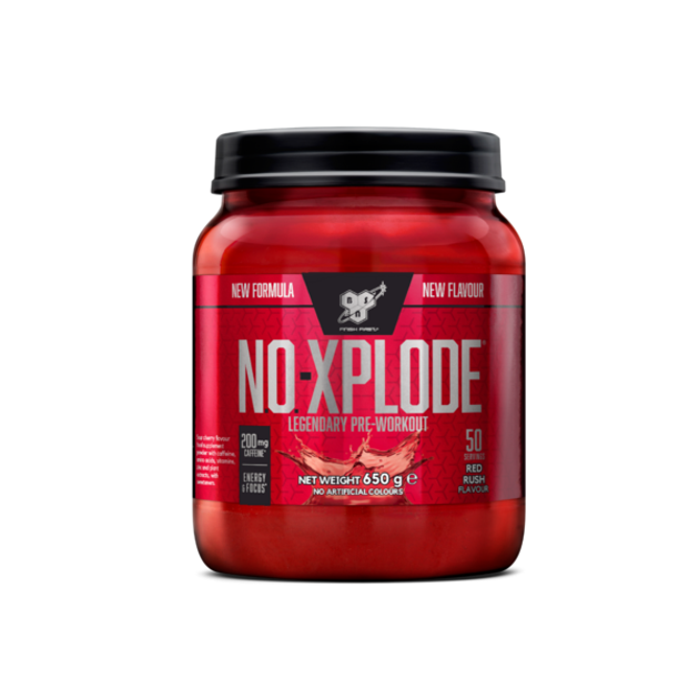 BSN N.O. Xplode 50serv Red Rush – Hapu kirss — Cherry — Powder view 1
