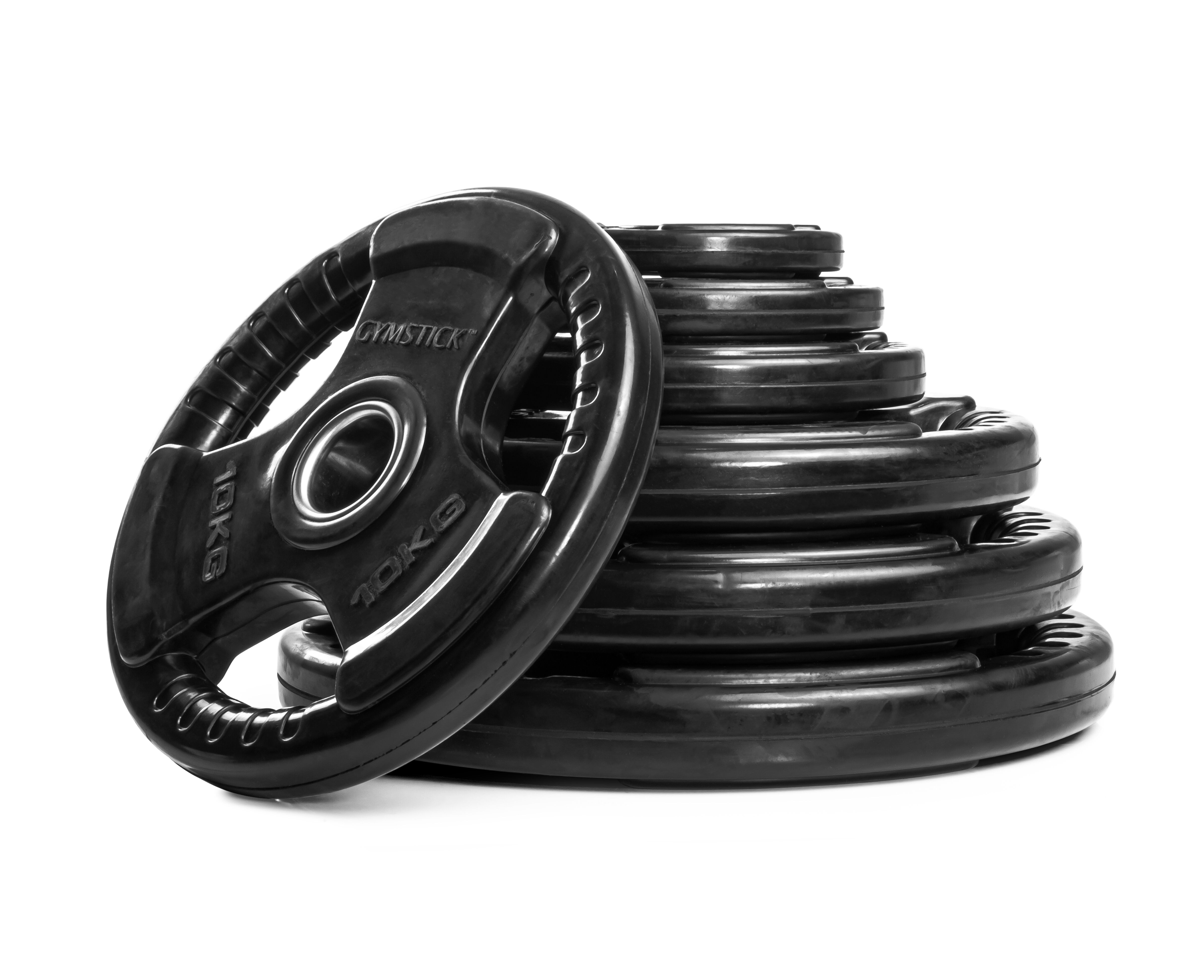 Kummeeritud raskusketas Gymstick Rubber Weight Plate 2.5 kg view 2