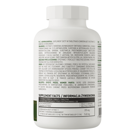 OstroVit Ashwagandha VEGE 200 tabs — Tabs view 3