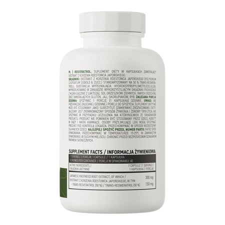 OstroVit Resveratrol VEGE 60 vcaps — Capsules view 3