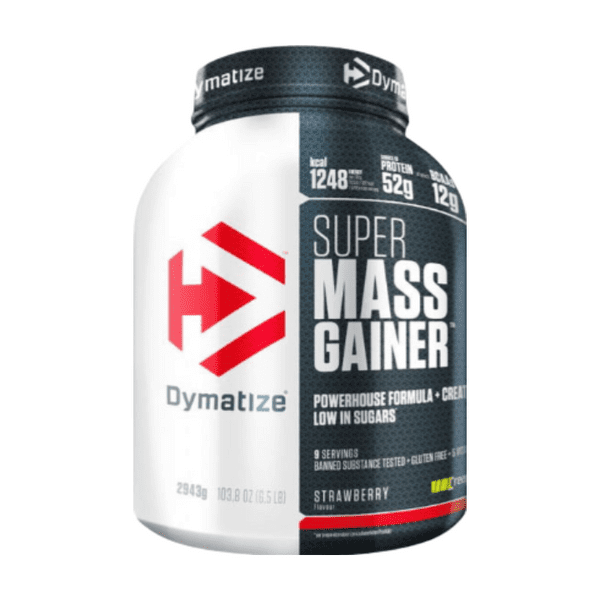 Dymatize Super Mass Gainer 2.943kg Maasikas — Strawberry — Powder - image 1 of 2