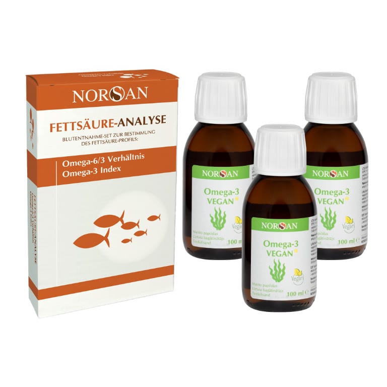 Omega-3 Vegan komplekt rasvhapete testiga