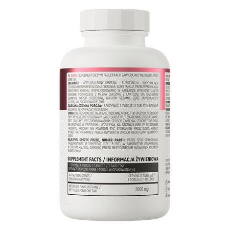 OstroVit MSM 90tabs — Tabs view 3