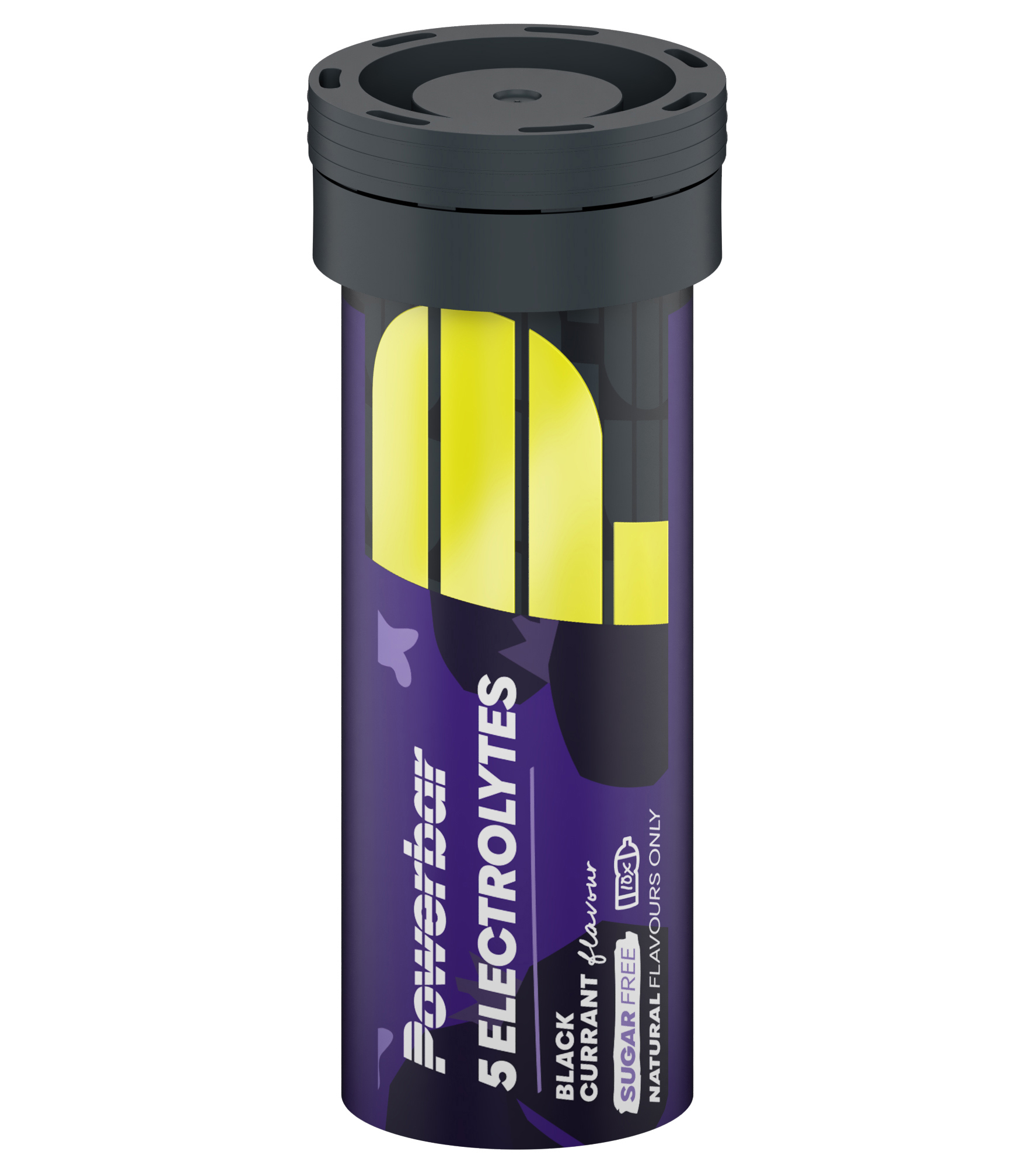 PowerBar 5 Electrolytes 10tabs Must sõstar — Blackcurrant — Tabs view 1