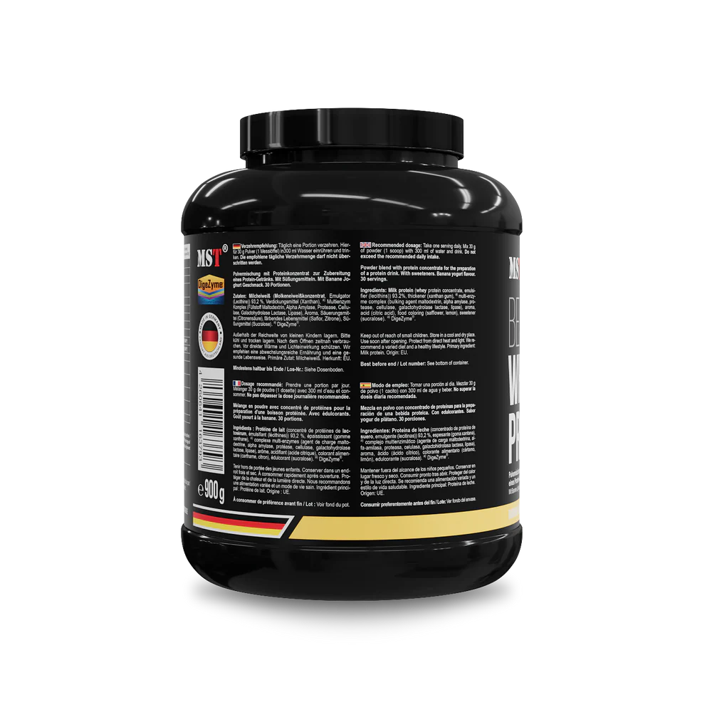 MST Protein Best Whey + Enzymes 900g Banaanijogurt — Banana — Powder view 3