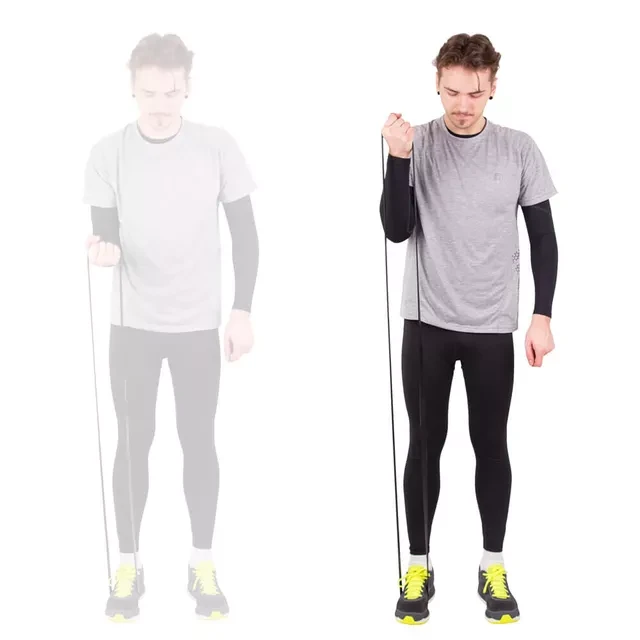 Venituskumm/treeningkumm Resistance Band inSPORTline Hangy 32 mm Medium lilla view 3