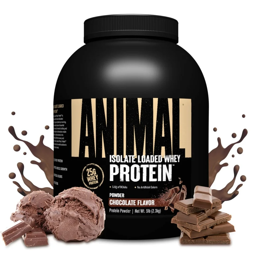 Universal Animal Whey Isolate Loaded 2.3kg Šokolaad — Chocolate — Powder view 1