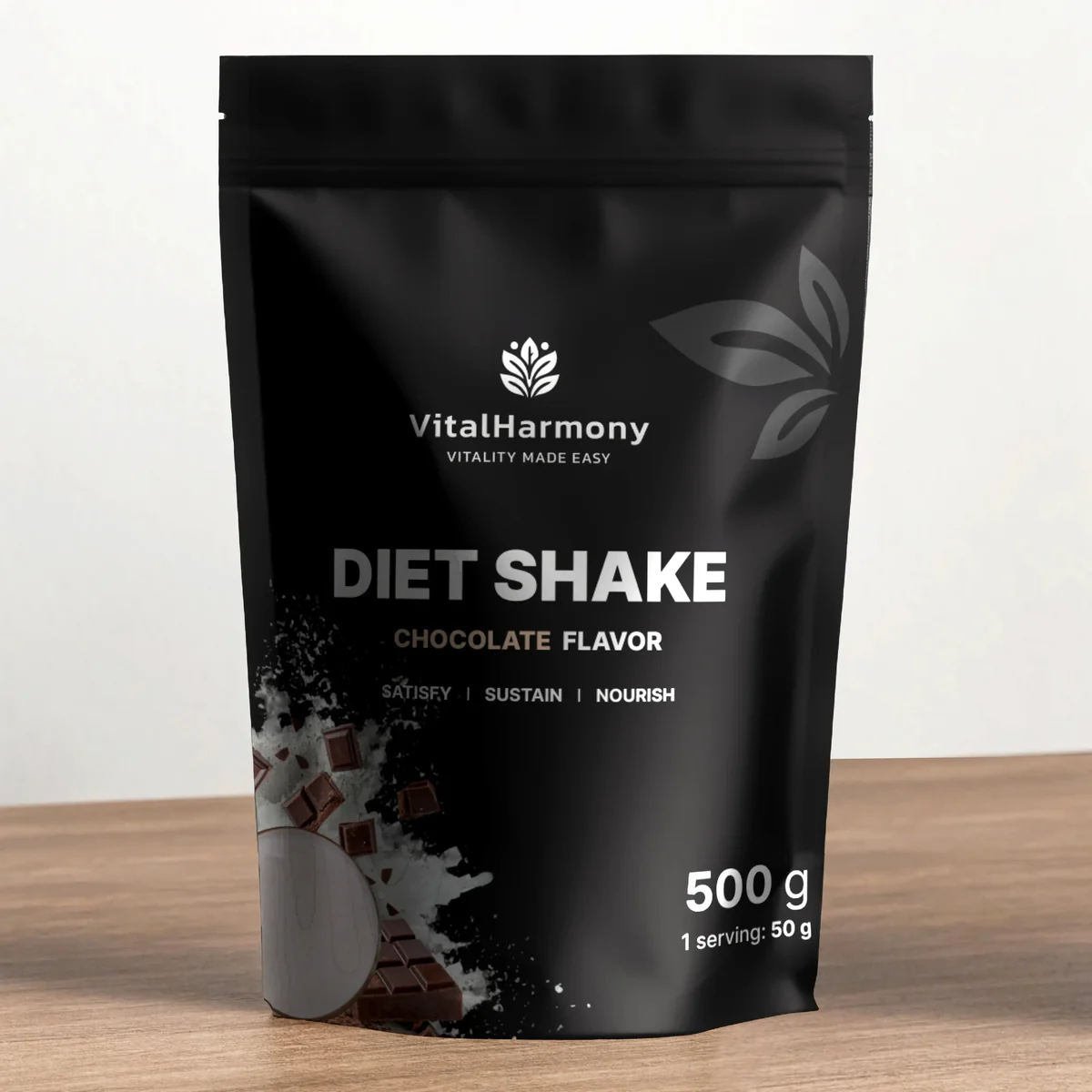 VitalHarmony Diet Shake 500g Šokolaad — Chocolate — Powder - product image
