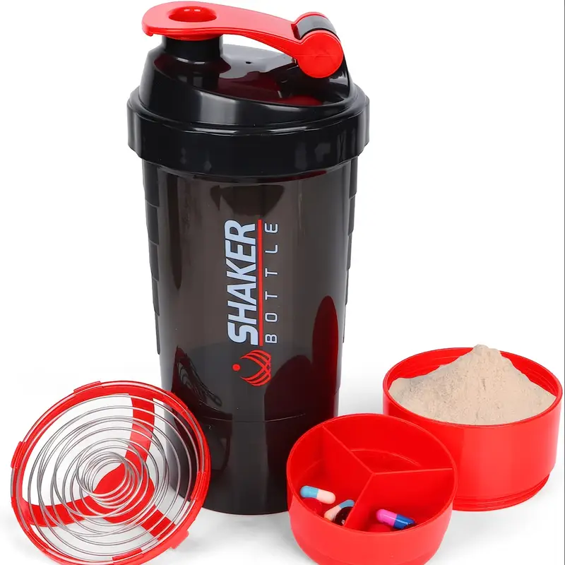 Portable Protein Shaker Red (Punane) TM