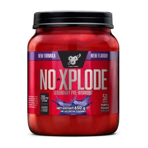 BSN N.O. Xplode 50serv Lilla jõud – Viinamari — Grape — Powder view 1