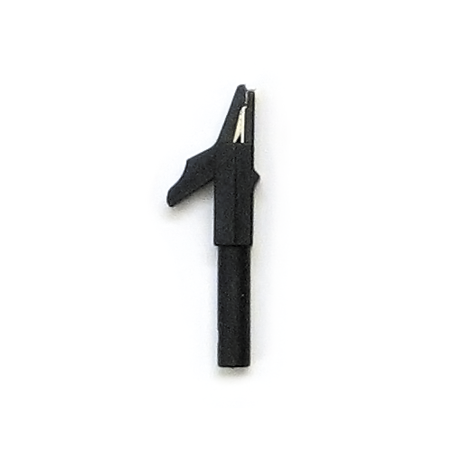 Konks ja aas, 4 mm, must - product image
