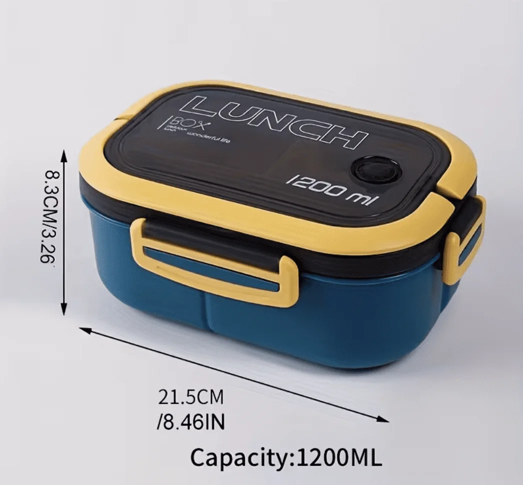 Kahekihiline suletud lõunakarp 1200ml sinine — Apple — Accessory - product image