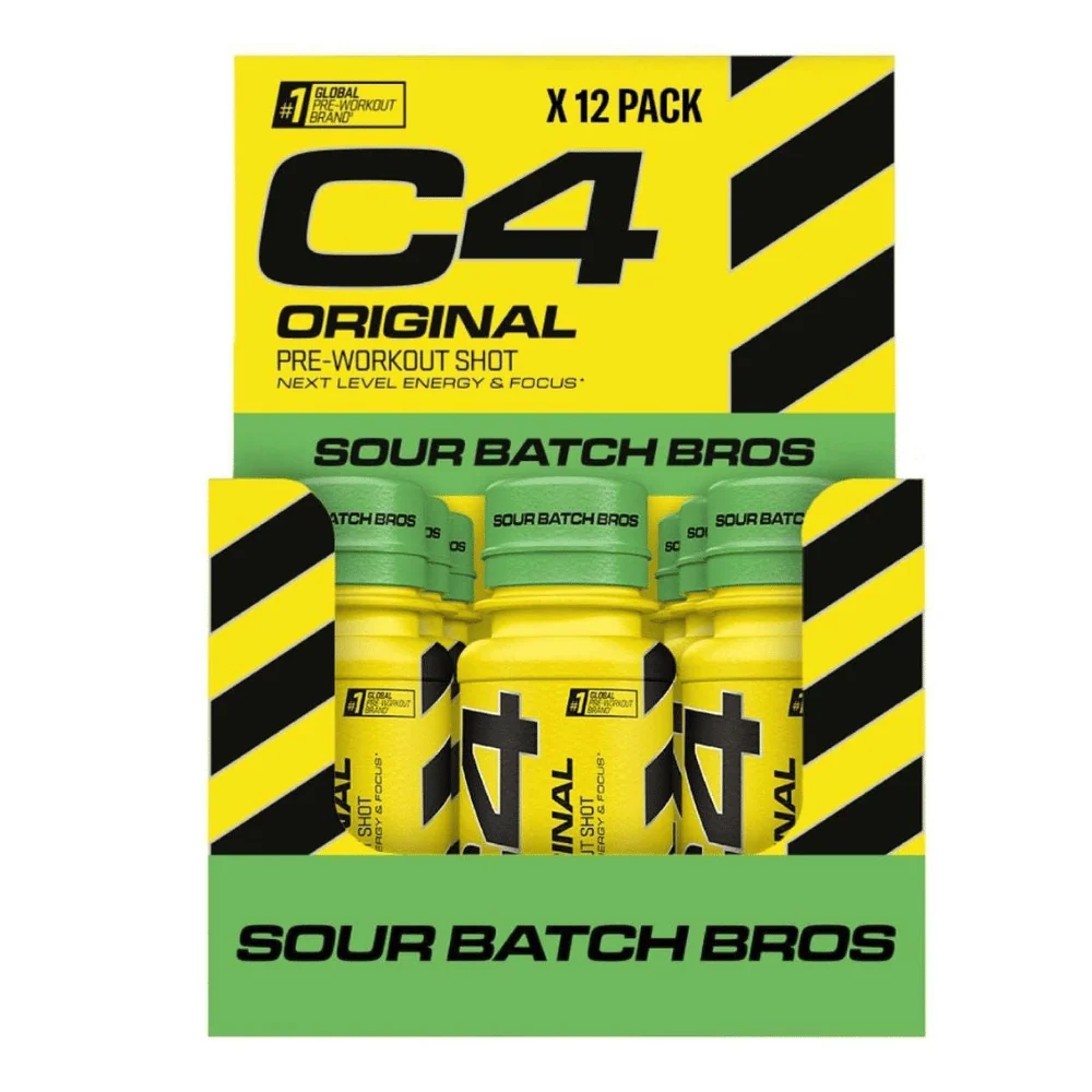 Cellucor C4 Pre-workout shot 60ml Sour batch bros (Hapud kommid) view 2