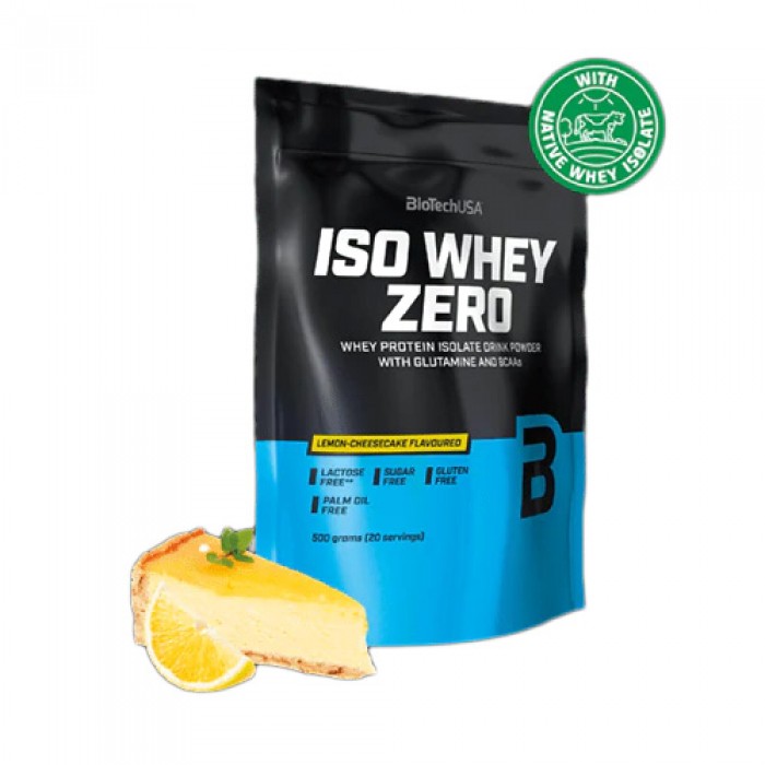 BIOTECHUSA ISO WHEY ZERO 454g Sidruni juustukook