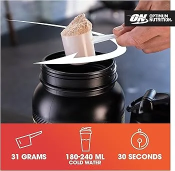 Optimum-nutrition Gold Standard 100% Whey 930g Šokolaadiapelsin — Orange — Powder view 3
