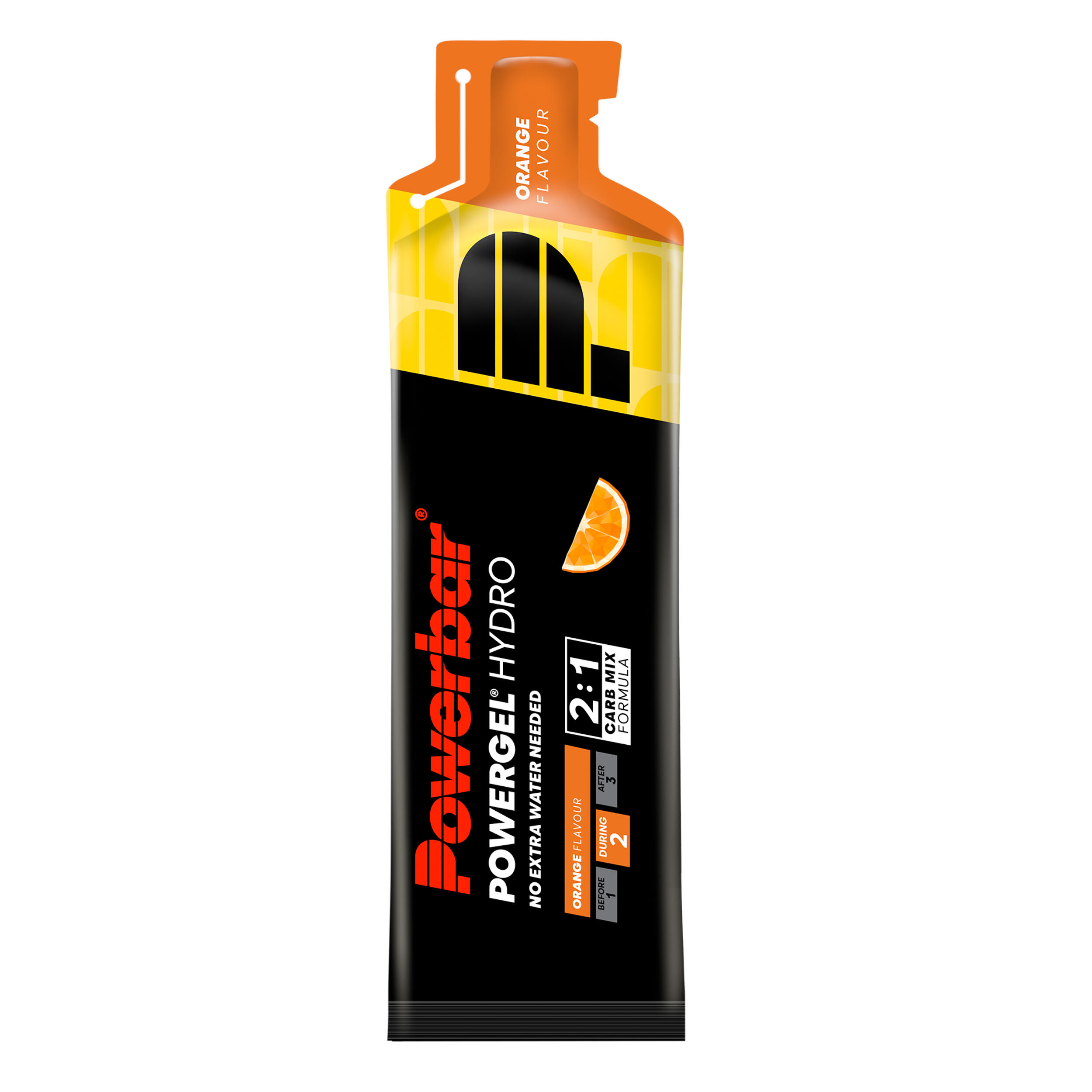 PowerBar PowerGel Hydro - Orange Energy Gel 67ml — Orange — Tabs view 1