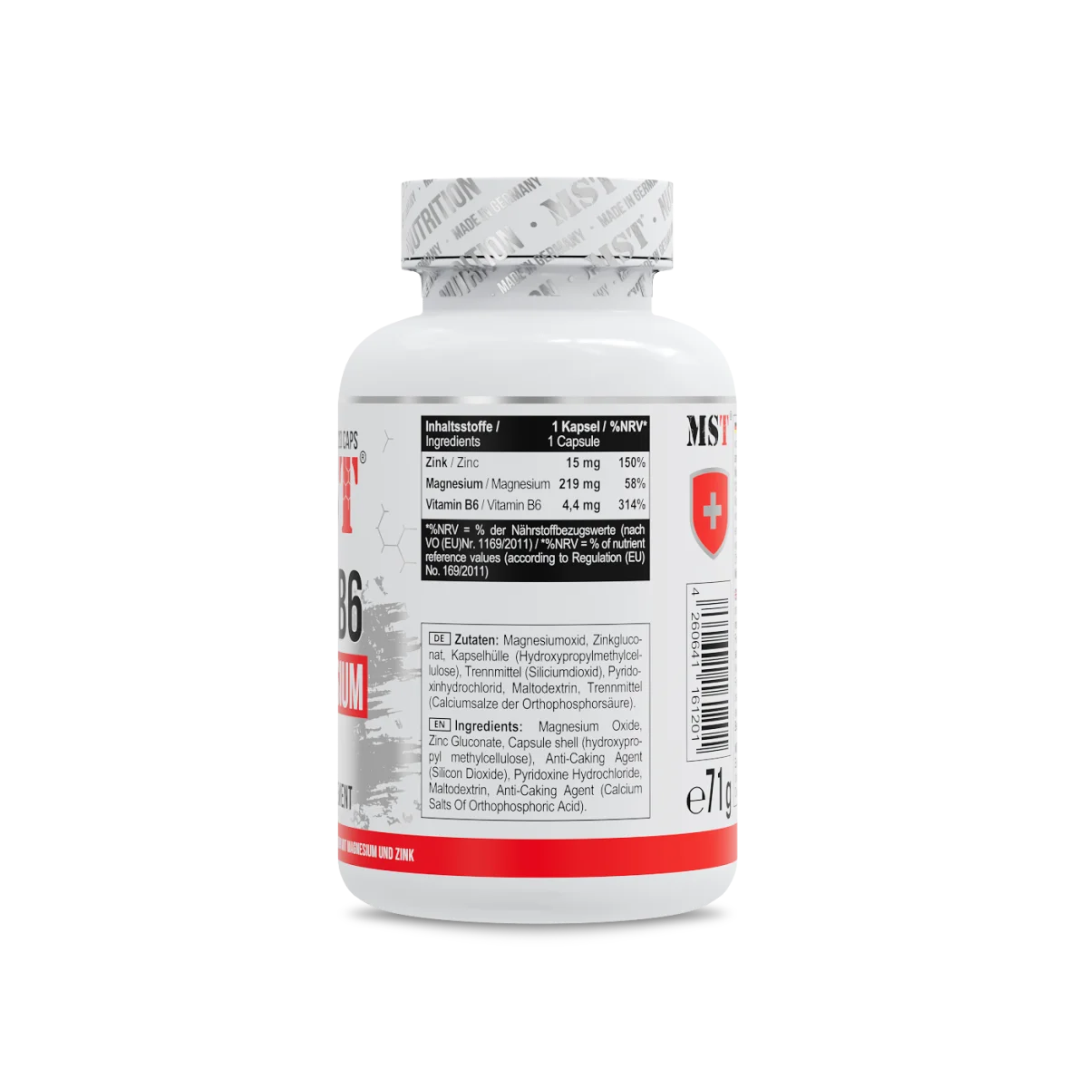 MST Zinc B6 Magnesium 120caps — Capsules view 2