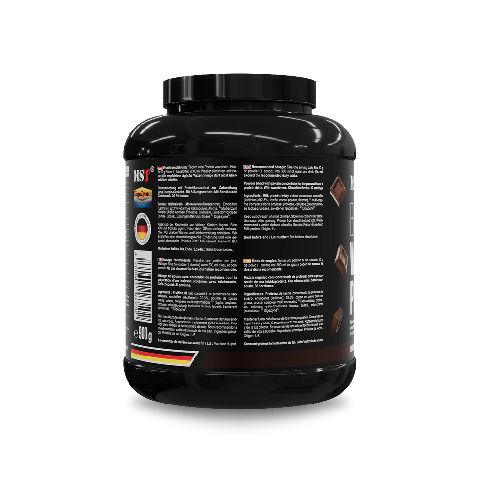 MST Protein Best Whey + Enzymes 900g Šokolaad — Chocolate — Powder view 3
