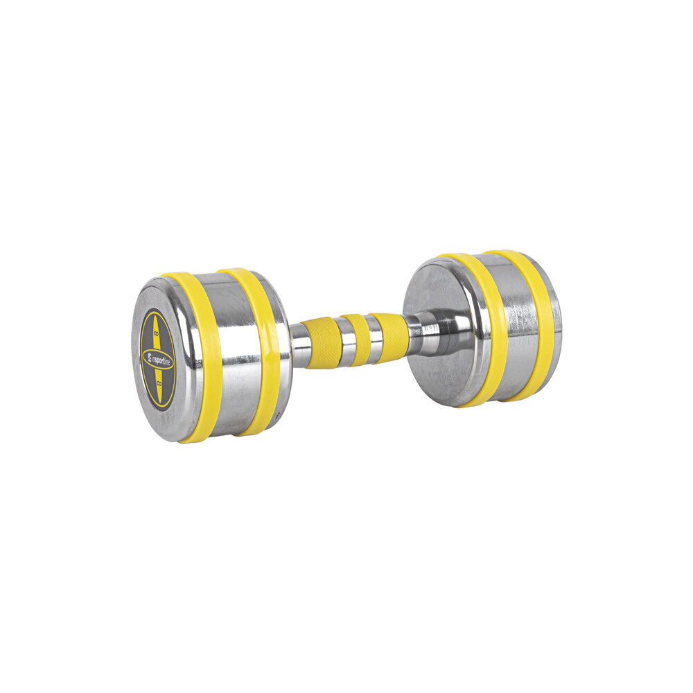 Hantel Chrome Dumbbell inSPORTline Yellsteel 6 kg view 2