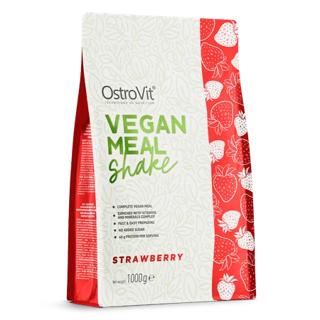OstroVit Vegan Meal Shake 1000g Maasikas