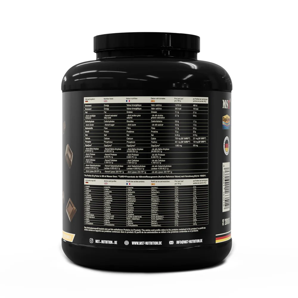 MST Protein Best Whey + Enzymes 2010g Šokolaad — Chocolate — Powder view 2