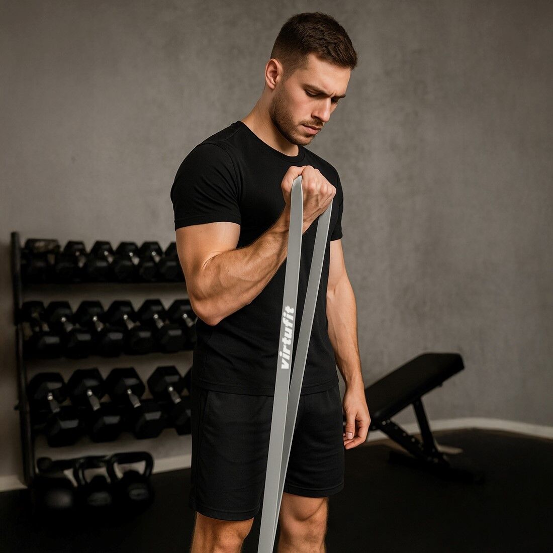 Tõmbekumm Virtufit ekstra tugev must 25–70 kg view 3