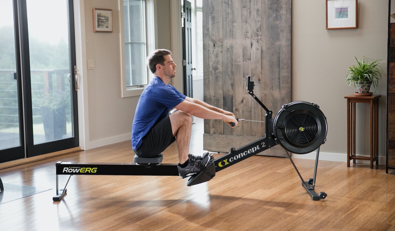 Sõudeergomeeter Concept2 RowErg Standard monitoriga PM5 must view 3