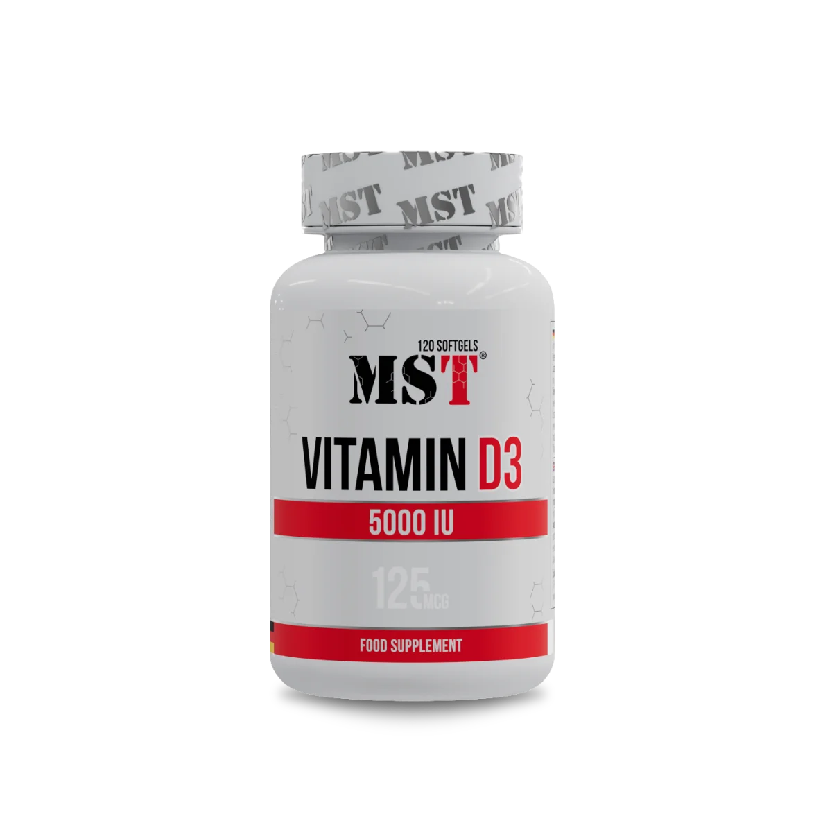 MST D3 5000 IU 120 softgels — Softgels - image 1 of 4