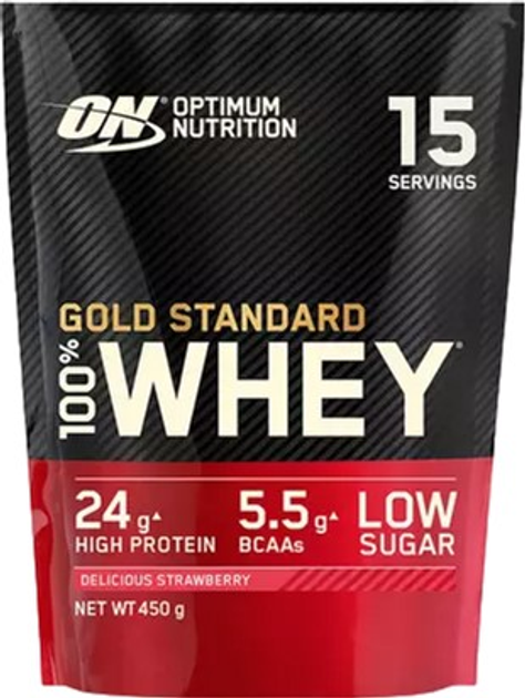 Optimum-nutrition Gold Standard 100% Whey 450g Maasikas — Strawberry — Powder - image 1 of 2