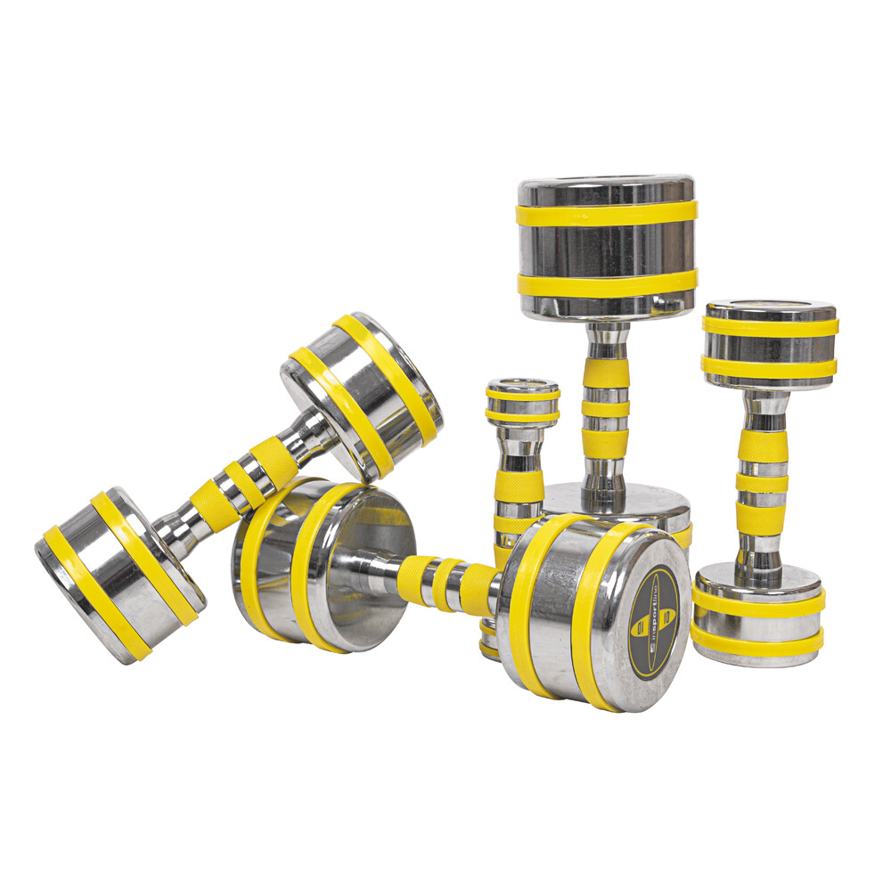 Hantel Chrome Dumbbell inSPORTline Yellsteel 6 kg - image 1 of 2