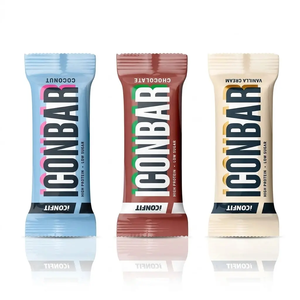 ICONFIT Protein Bar ICONBAR Šokolaad 45g — Chocolate — Bar view 2