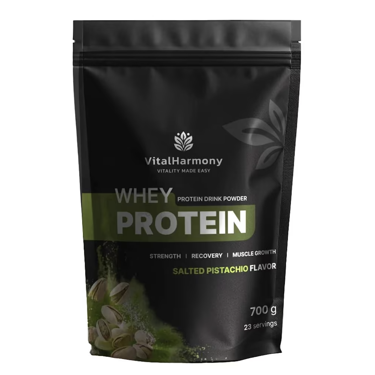 MaxFit VitalHarmony Gold Whey Протеиновый порошок Фисташка 700г — Powder - product image