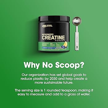 Optimum-nutrition Micronised Creatine 360g Sinine vaarikas — Blue Raspberry — Powder view 2