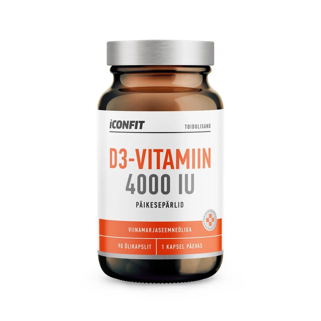 ICONFIT Softgel D3-Vitamin 4000 IU 90caps — Softgels - product image