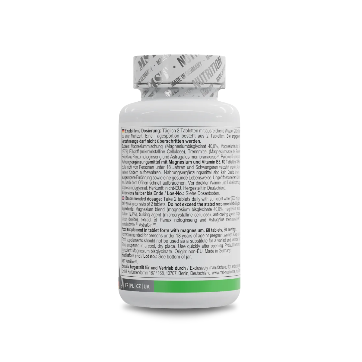 MST Magnesium Triple-Mag 60tabs — Capsules view 3