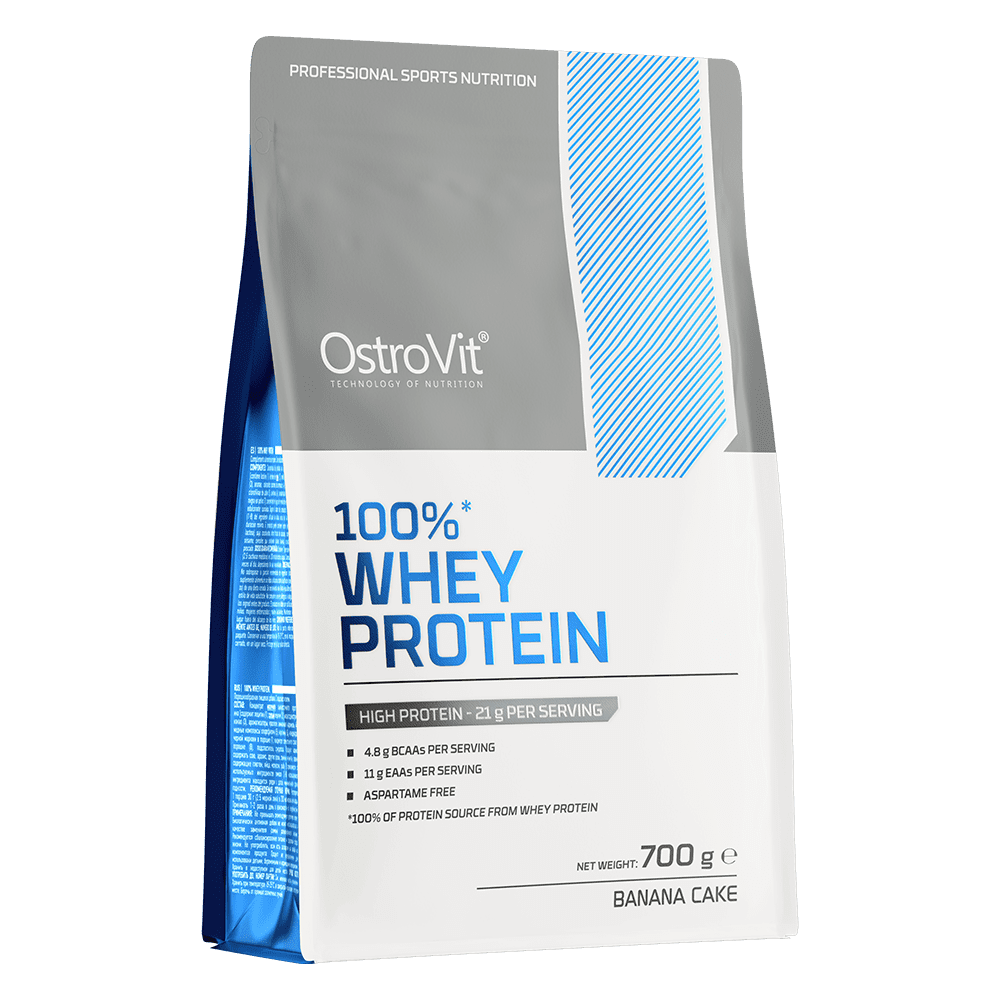 OstroVit 100% Whey Protein 700g Banaanikook