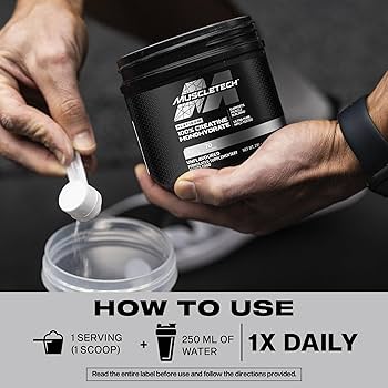 MuscleTech Platinum 100% Creatine Monohydrate 200g — Unflavored — Powder view 2