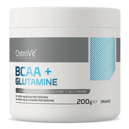OstroVit BCAA + Glutamine 200g Apelsin — Orange — Powder - image 1 of 3
