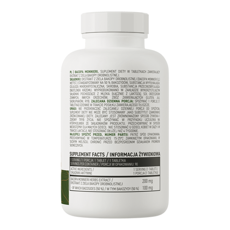 OstroVit Bacopa Monnieri VEGE 90tabs — Tabs view 3